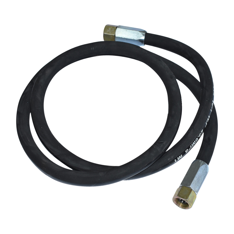Furtun presiune sertizat cu capete filetate L = 1800 mm (Reductie M20X20) - imagine 2