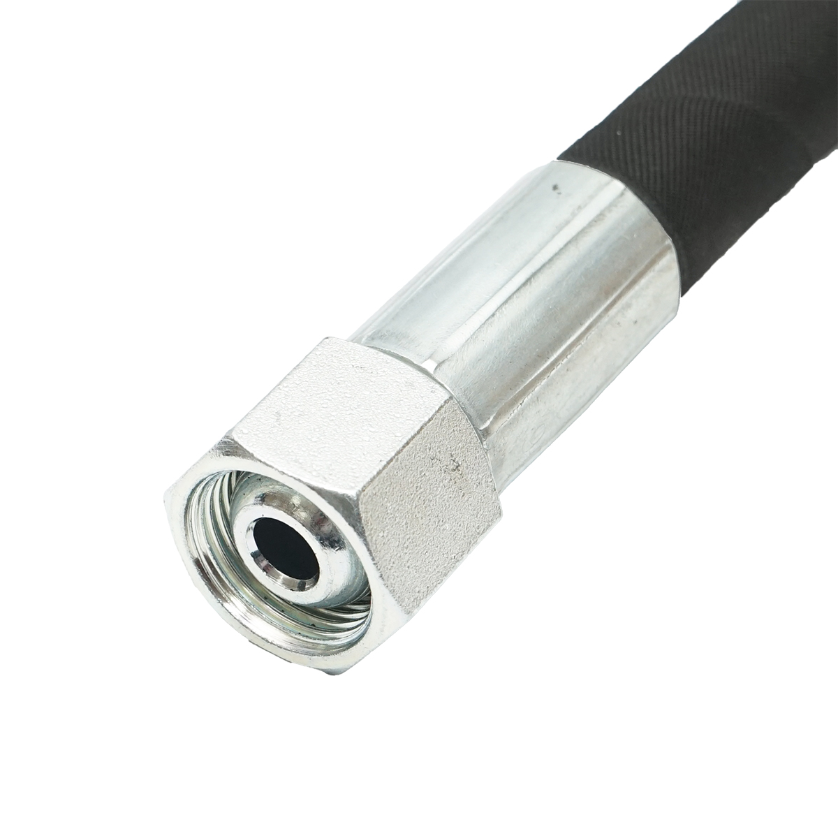 Furtun presiune 2SN DN10 sertizat cu capete fixate hidraulic L = 600 mm (Reductie M20X20) - imagine 4