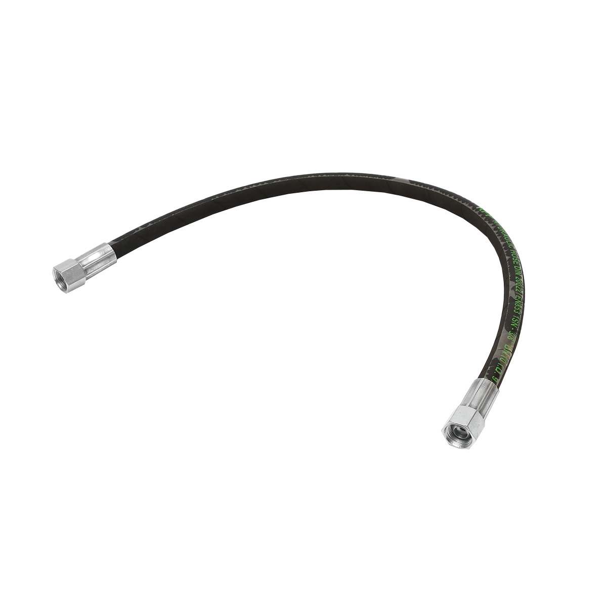 Furtun presiune 2SN DN10 sertizat cu capete fixate hidraulic L=800mm M20 - imagine 2