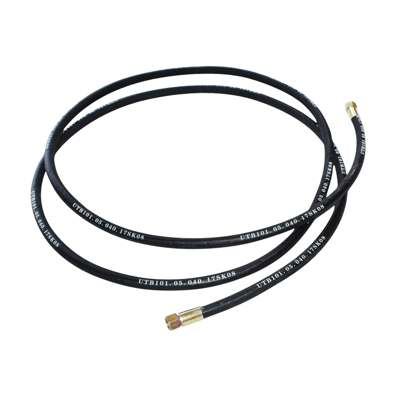 Furtun presiune 2SN DN10 sertizat cu capete fixate hidraulic L = 4000 mm (Reductie M20X20) - imagine 3