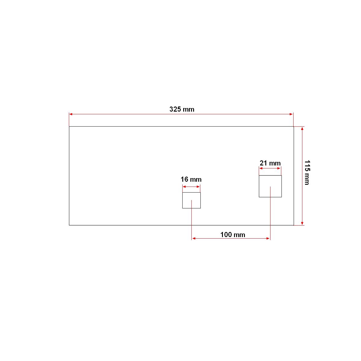 Plaz scurt drept PP4 fara cioc 10mm grosime - imagine 4