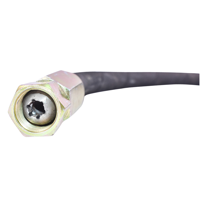 Furtun presiune sertizat cu capete filetate L = 800 mm - imagine 2