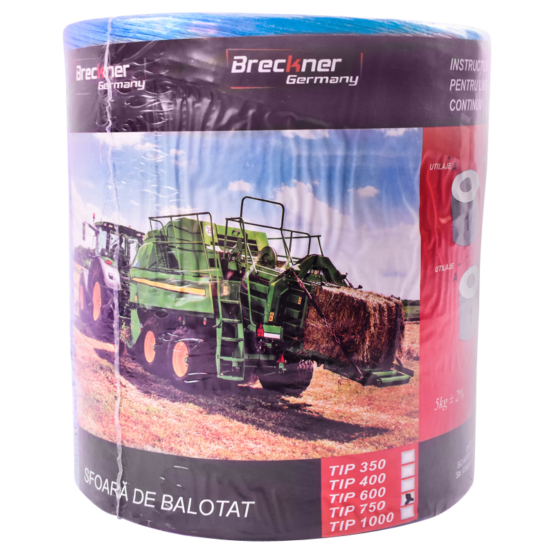 Sfoara balotat cu fir de 750 la 5Kg Breckner Germany - imagine 2