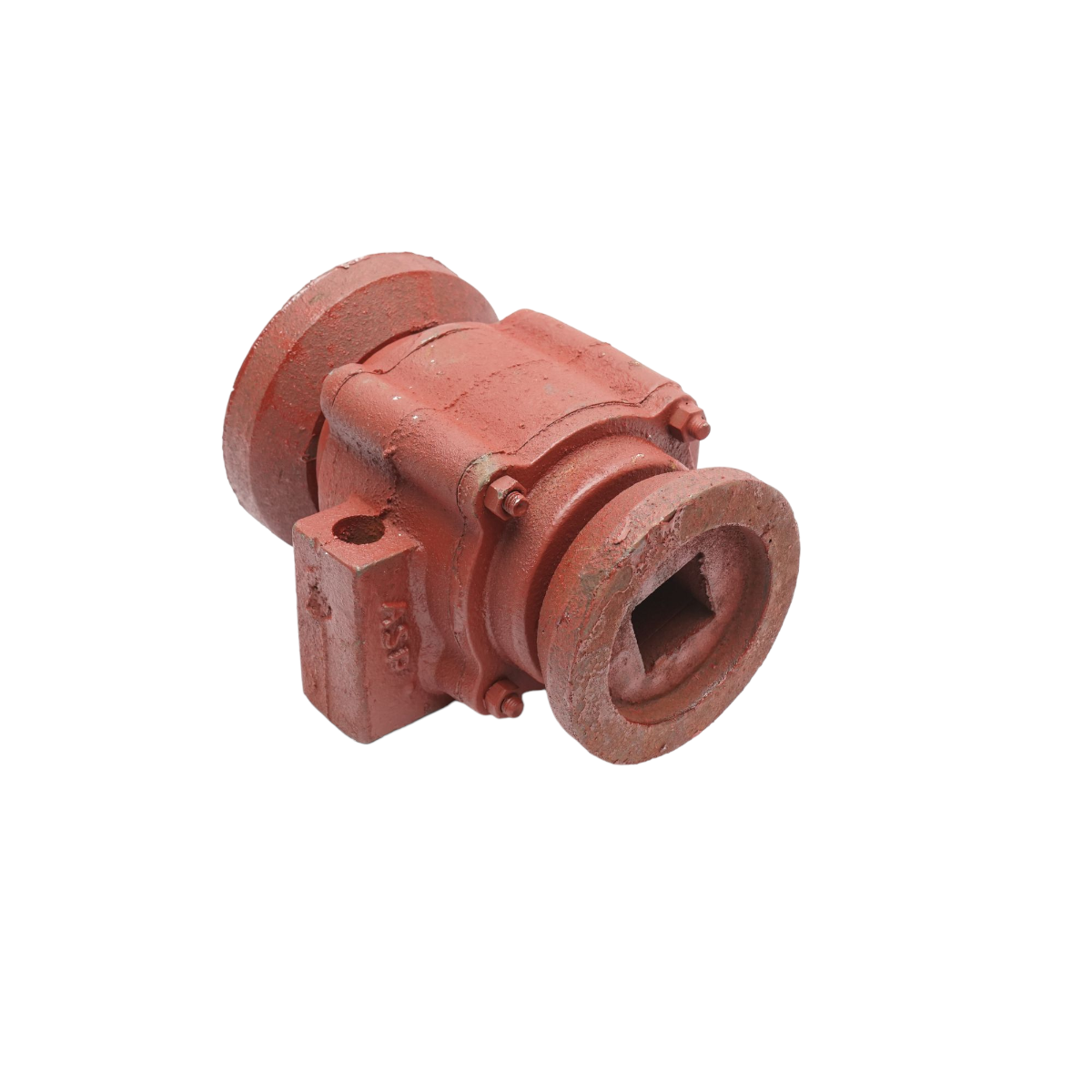 Lagar disc asamblat cu rulmenti 32015 si semimosoare - patrat de 40mm - distanta gauri 165mm - imagine 3