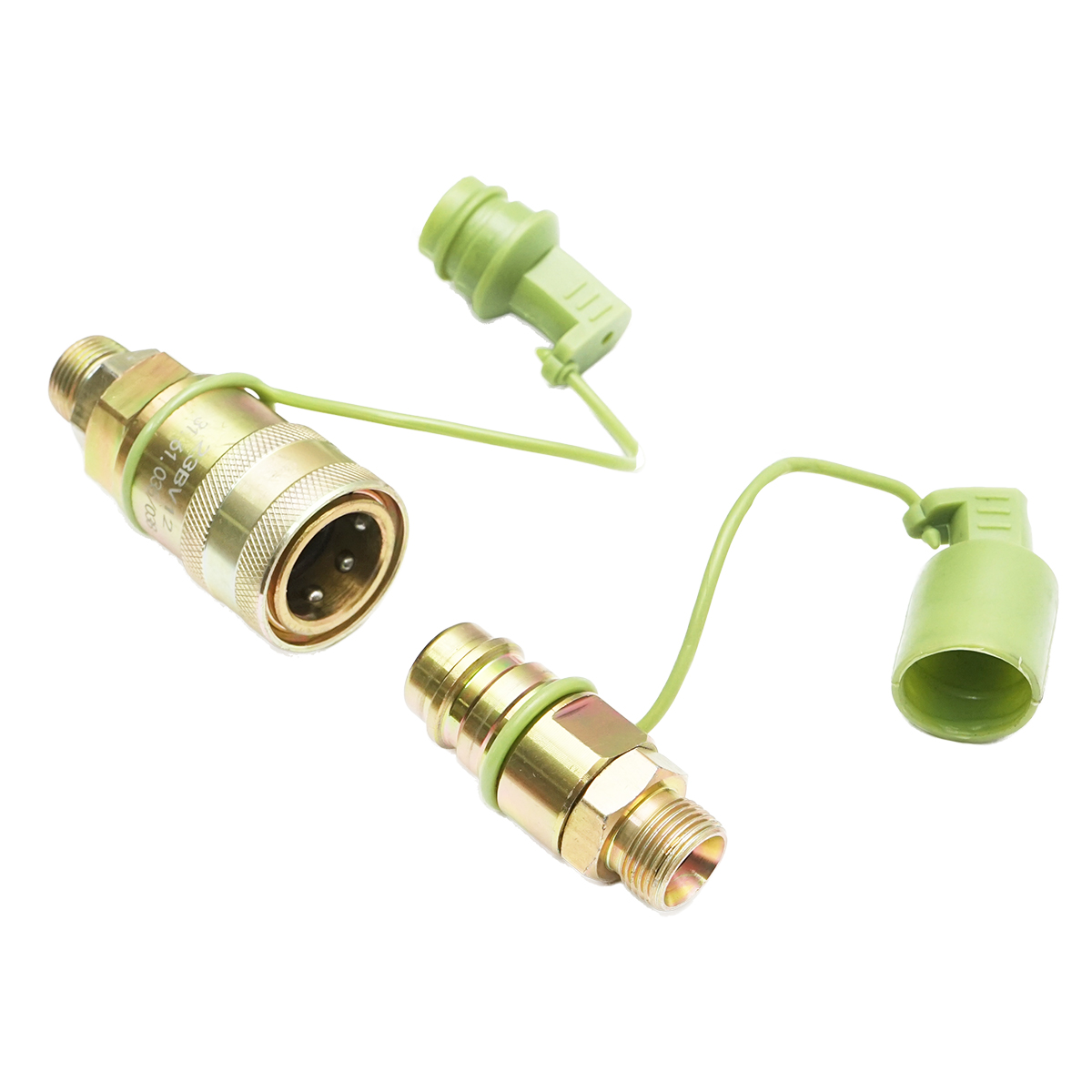 Supapa trecere mos-baba pe bila cu capac plastic de protectie si nipluri 20x20 - imagine 4