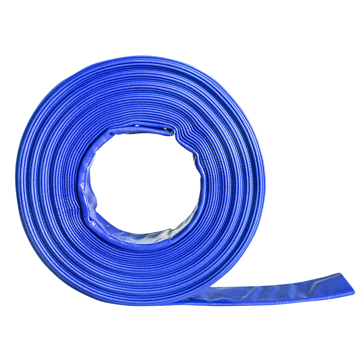 Furtun plat, siliconat pentru irigat din PVC 1.5 toli lungime 20m Breckner Germany - imagine 4