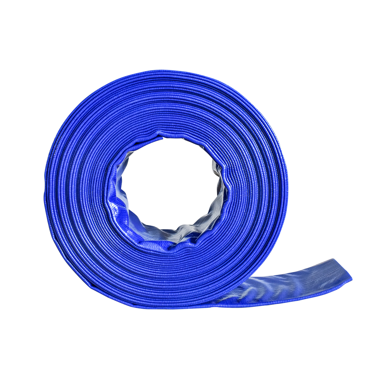 Furtun plat, siliconat pentru irigat din PVC 3 toli lungime 20m Breckner Germany - imagine 4