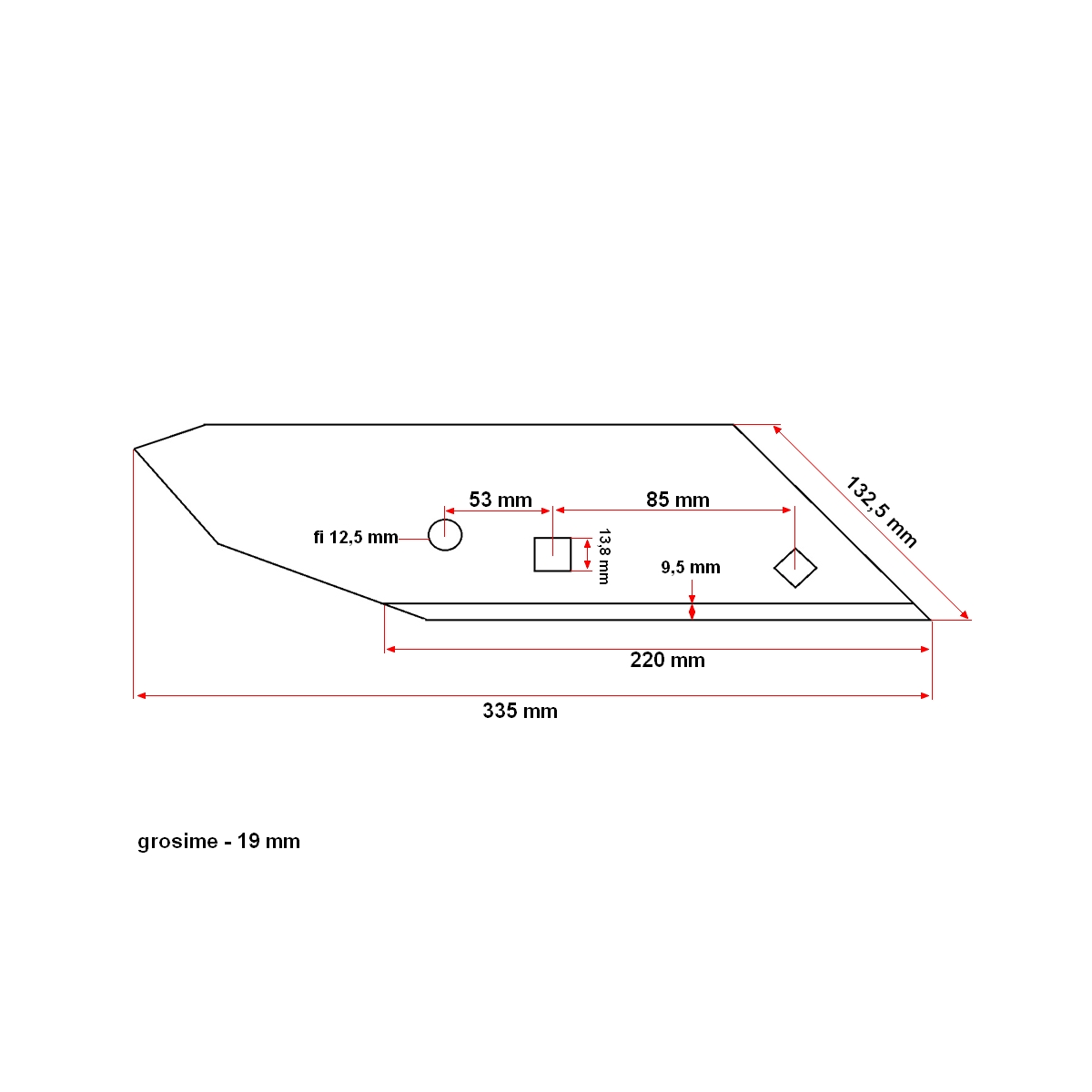 Varf brazdar dreapta Lemken H1-0318 56017 3364050 - imagine 5