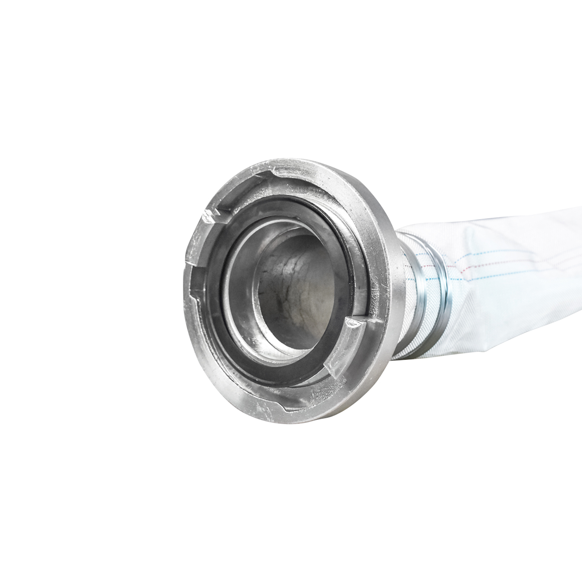 Furtun irigatii/pomp. premium din PVC 4 toli, lungime 20m cu racord aluminiu, max 10bar, panzat Breckner Germany - imagine 2