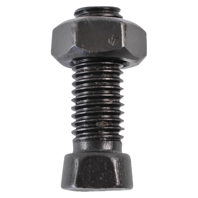 Surub si piulita M12x38 cap conic cu doua laturi cioc brazdar Vogel Noot - imagine 3