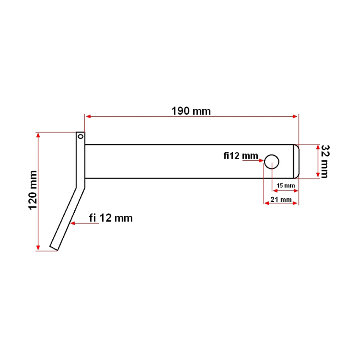 Bolt tirant cu lant si manivela fi 32mm - imagine 3