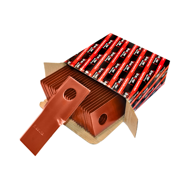 Lama torsionata, sens de rotatie dreapta pentru cositoare rotativa 126x47x4mm 20mm Breckner Germany