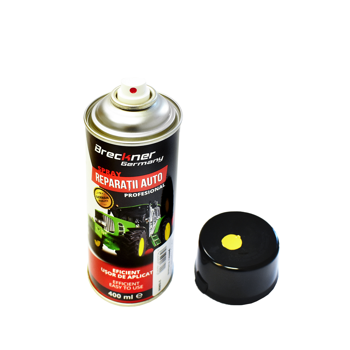 Spray vopsea galben pentru reparatii auto, tip New Holland Breckner Germany - imagine 2