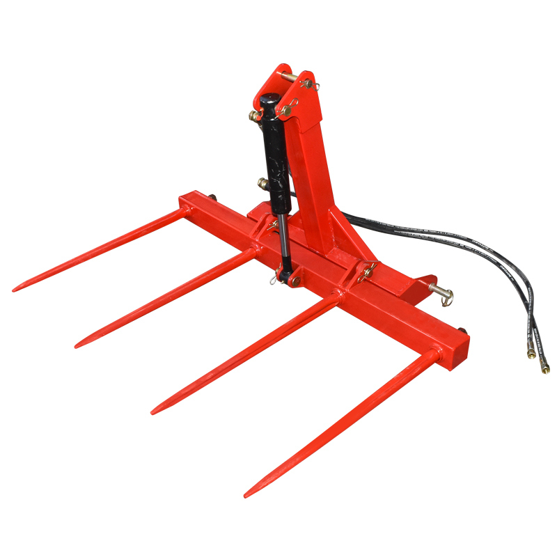 Furca spate hidraulica pentru incarcat baloti 250kg cu 4 tepuse 800mm