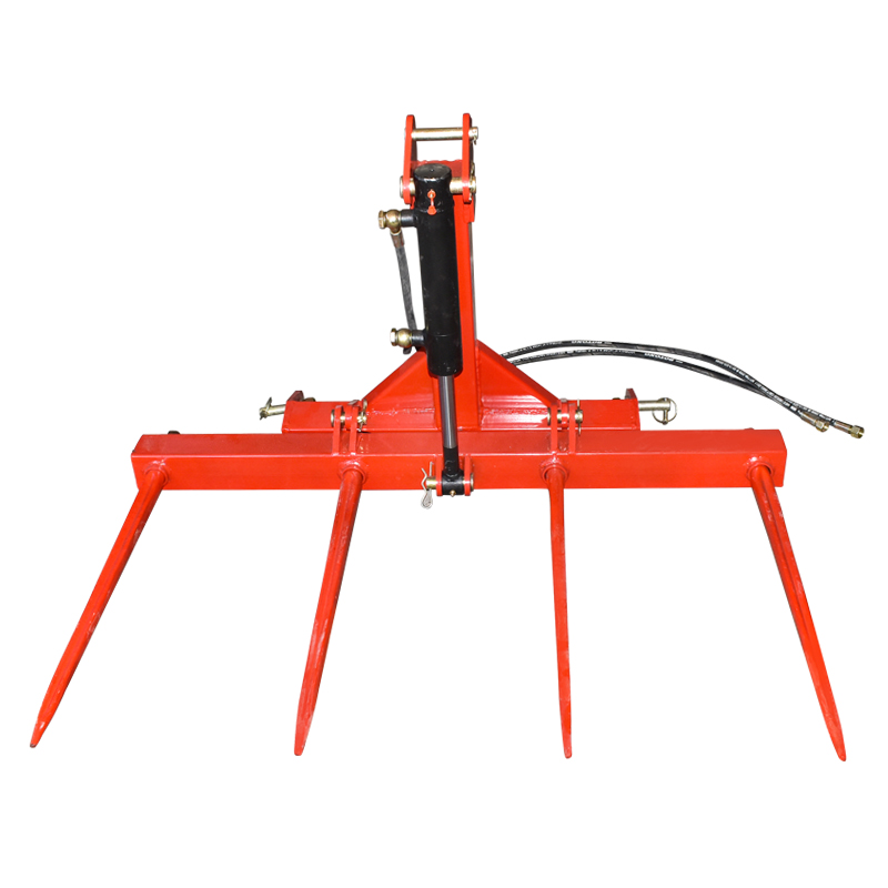 Furca spate hidraulica pentru incarcat baloti 250kg cu 4 tepuse 800mm - imagine 3