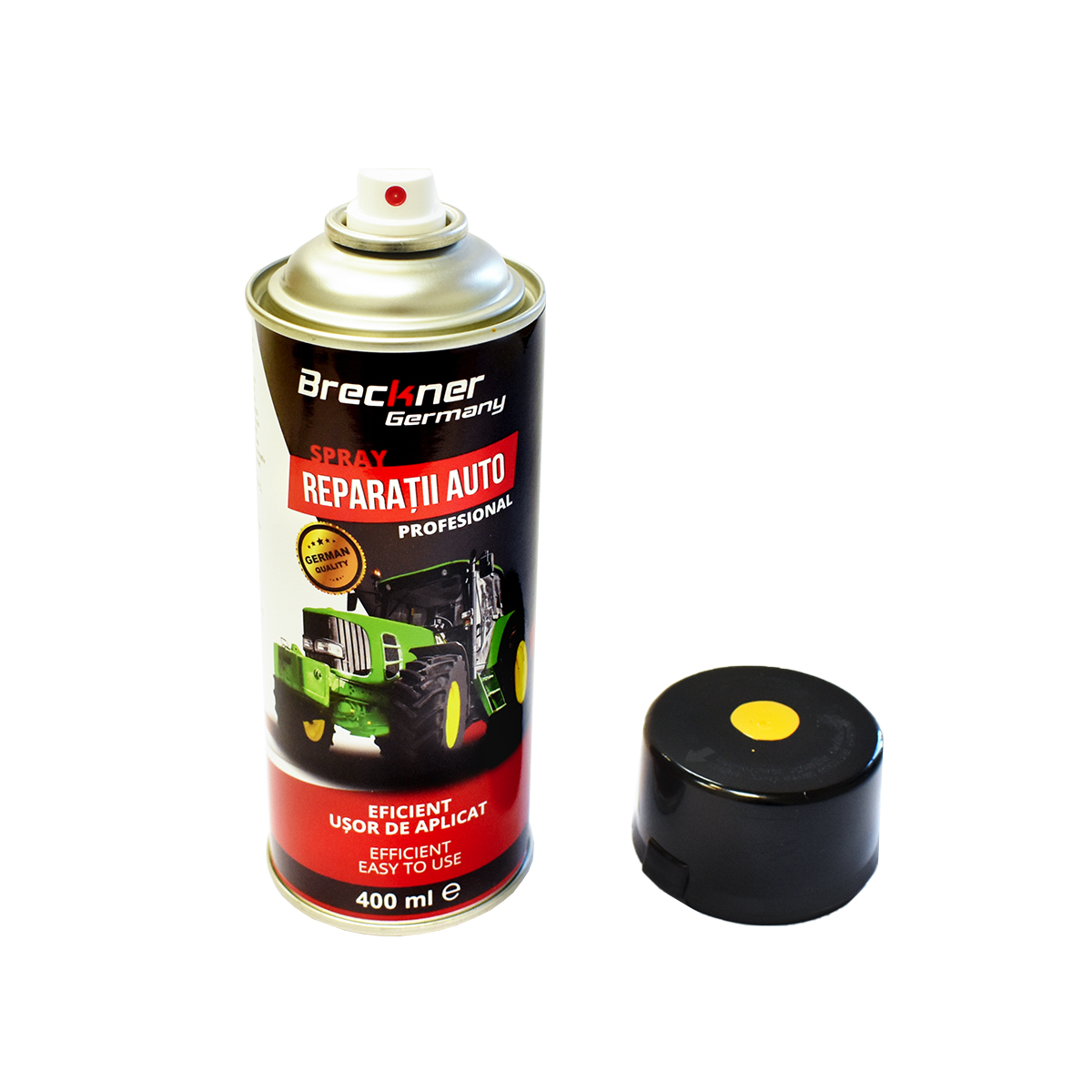 Spray vopsea galben pentru reparatii auto, tip Caterpillar Breckner Germany - imagine 2