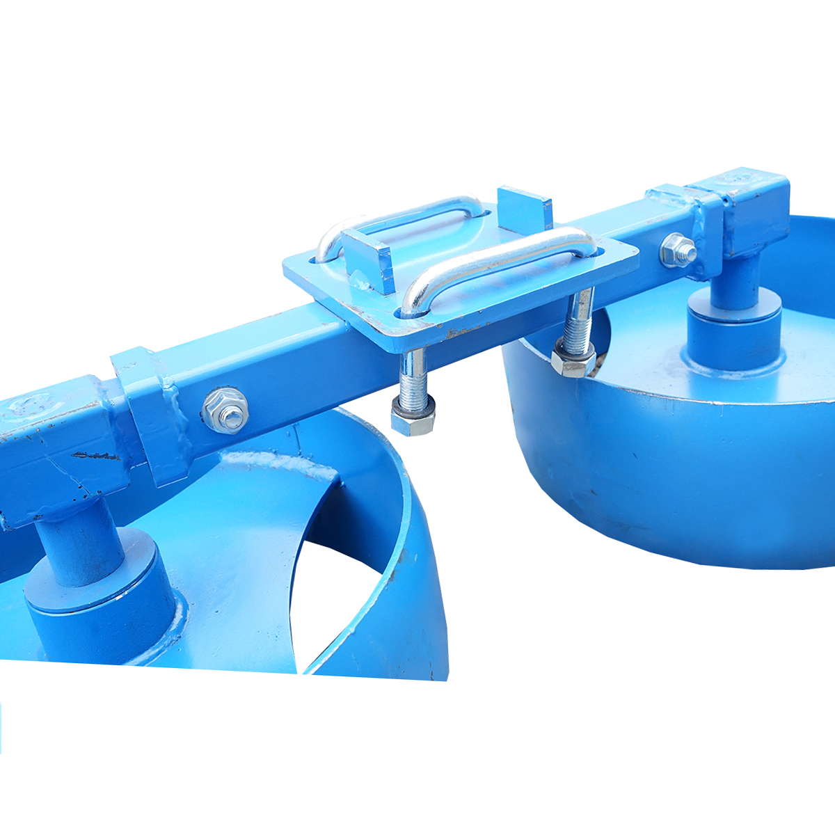 Roata dubla de metal pentru plug reversibil hidraulic - imagine 4