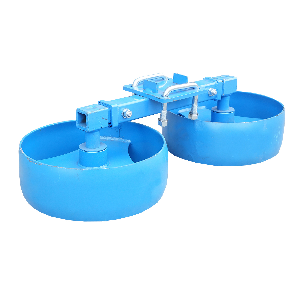 Roata dubla de metal pentru plug reversibil hidraulic - imagine 2