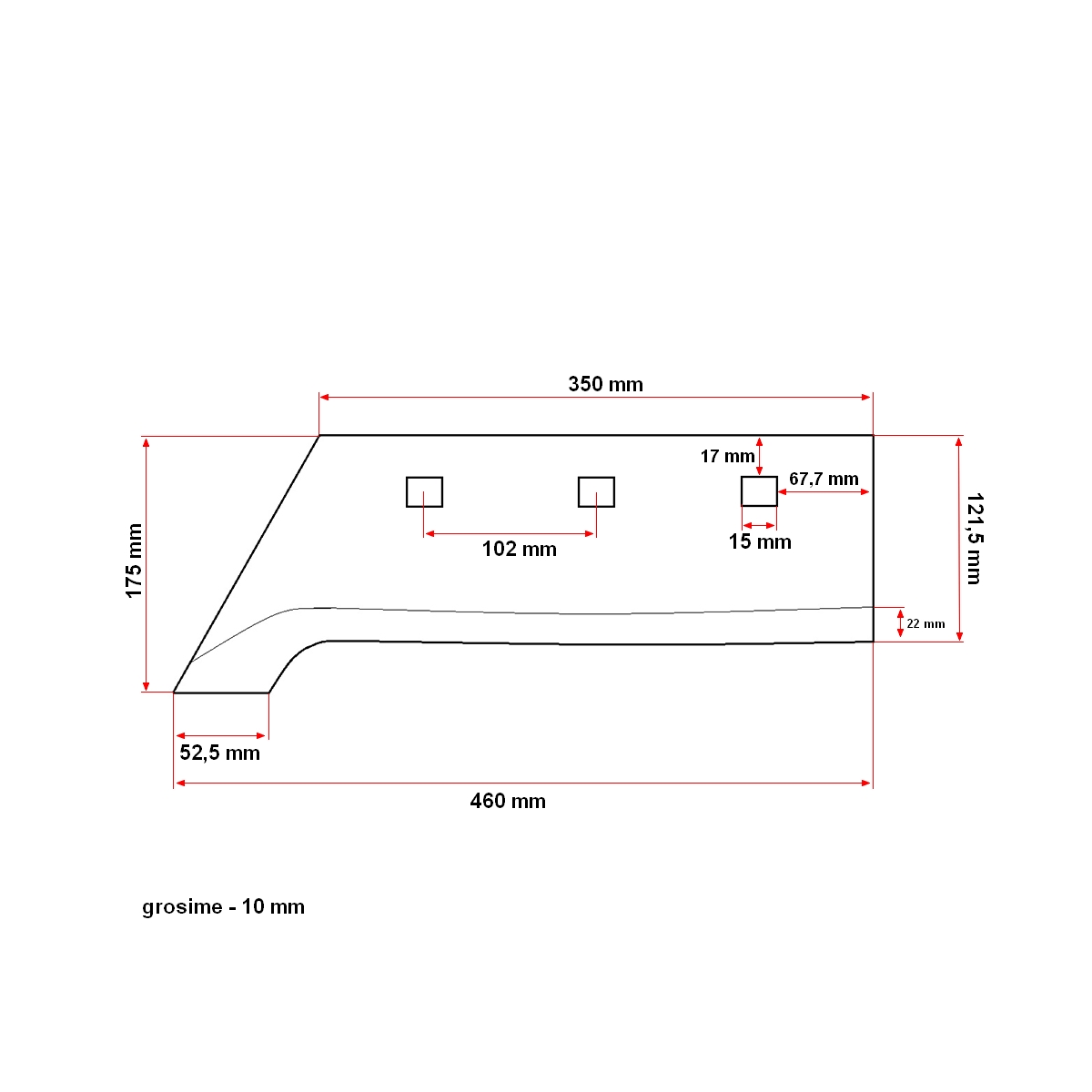 Brazdar plug PP4 durificat - imagine 5