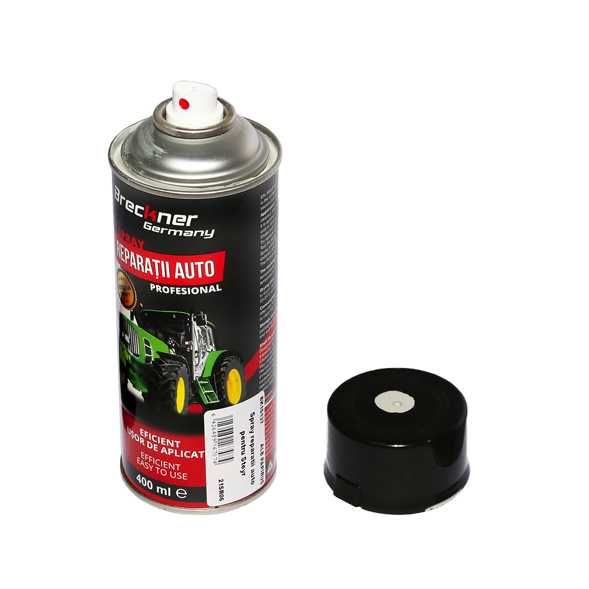 Spray vopsea alb papirus pentru reparatii auto, tip Steyr Breckner Germany - imagine 2