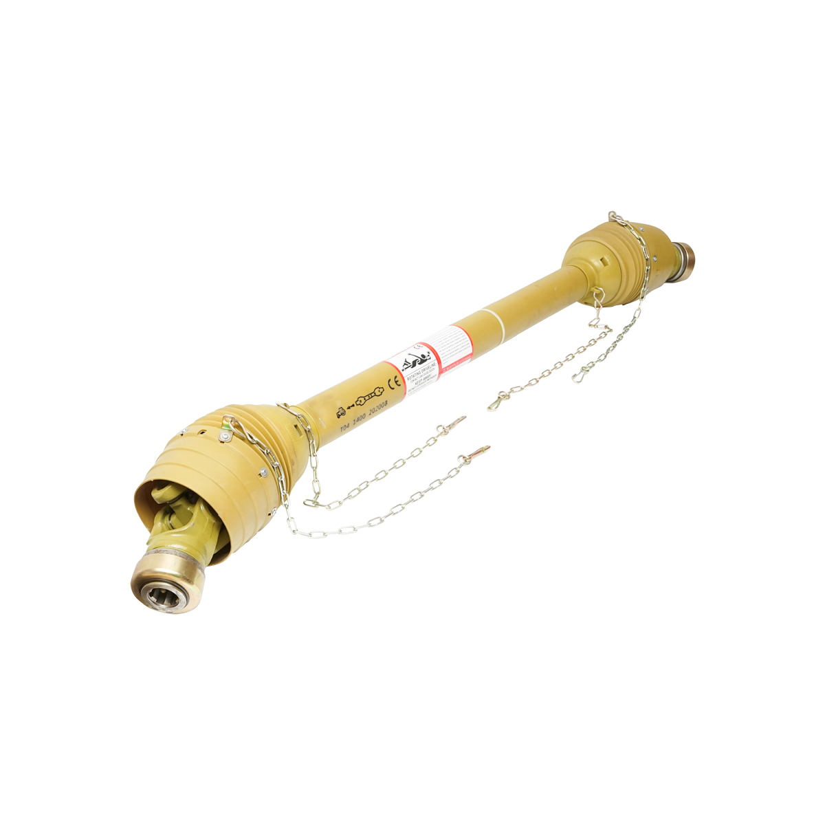 Cardan 1400 mm T4 Z=6 1 3/8 dubla articulatie cruce 27x74,6 tip Walterscheid - imagine 3