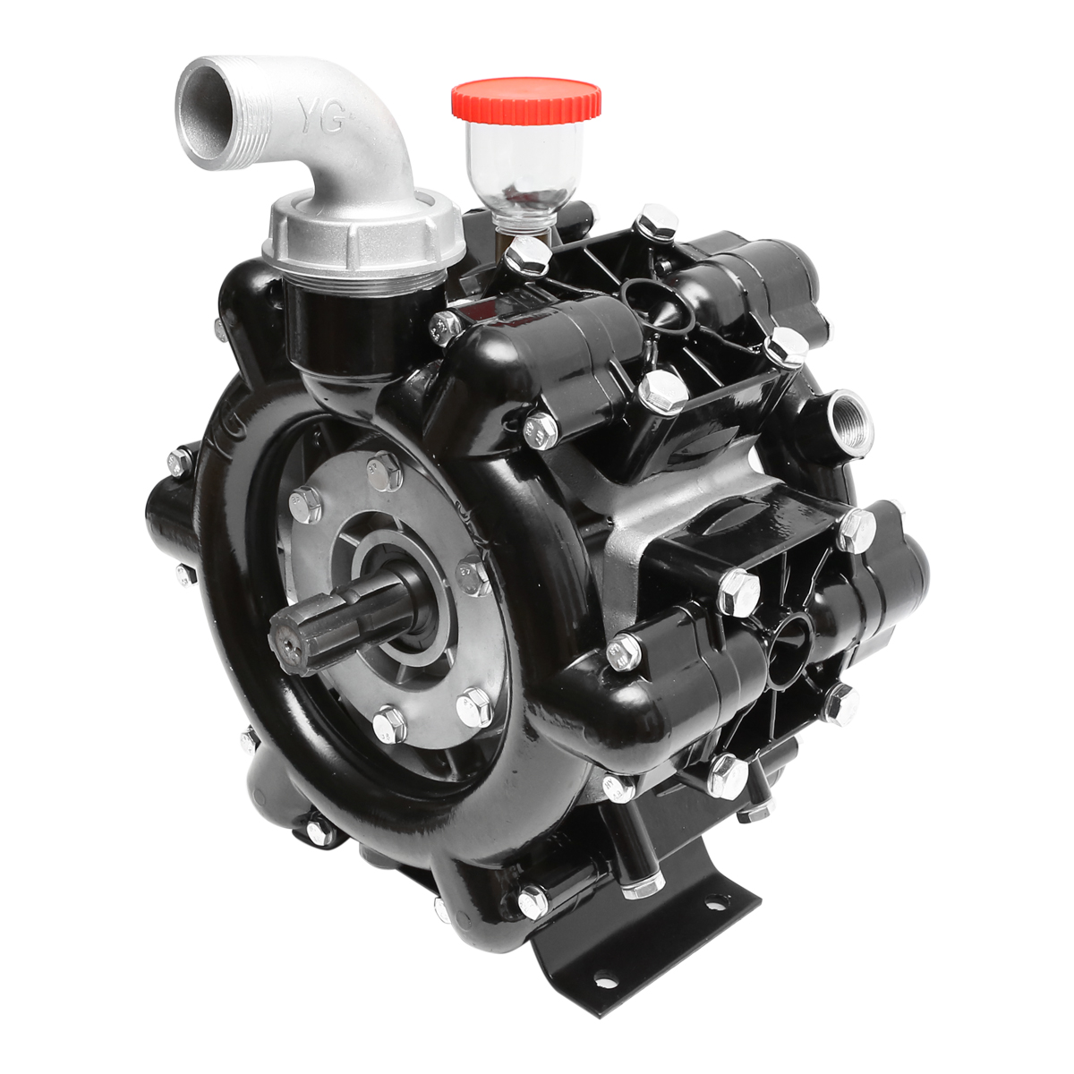 Pompa diafragmatica 6 pistoane Z=6/6.4mm debit 120L/min 20 bar 36Kg pentru erbicidator (compatibila model polonez) - imagine 3