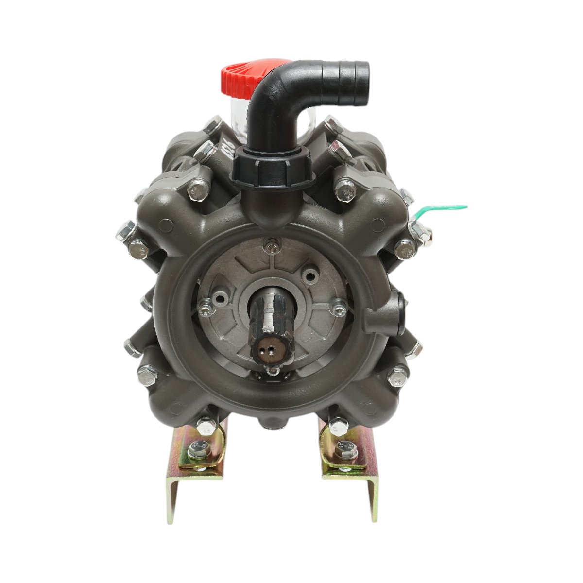 Pompa diafragmatica cu 4 membrane Z=6/8,4mm debit 120 L/min 25 bar pentru erbicidator (compatibila model polonez) - imagine 2