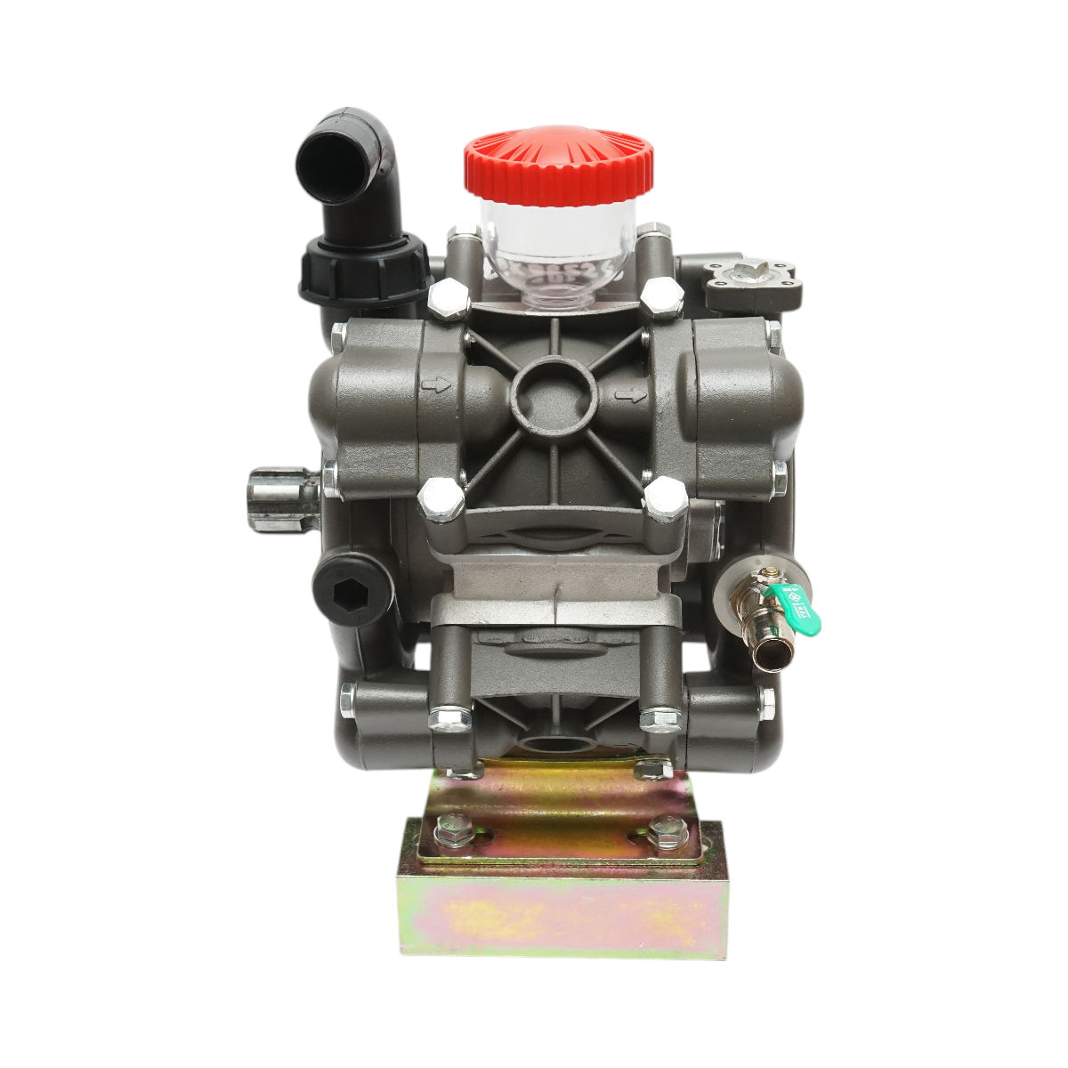 Pompa diafragmatica cu 4 membrane Z=6/8,4mm debit 120 L/min 25 bar pentru erbicidator (compatibila model polonez) - imagine 3