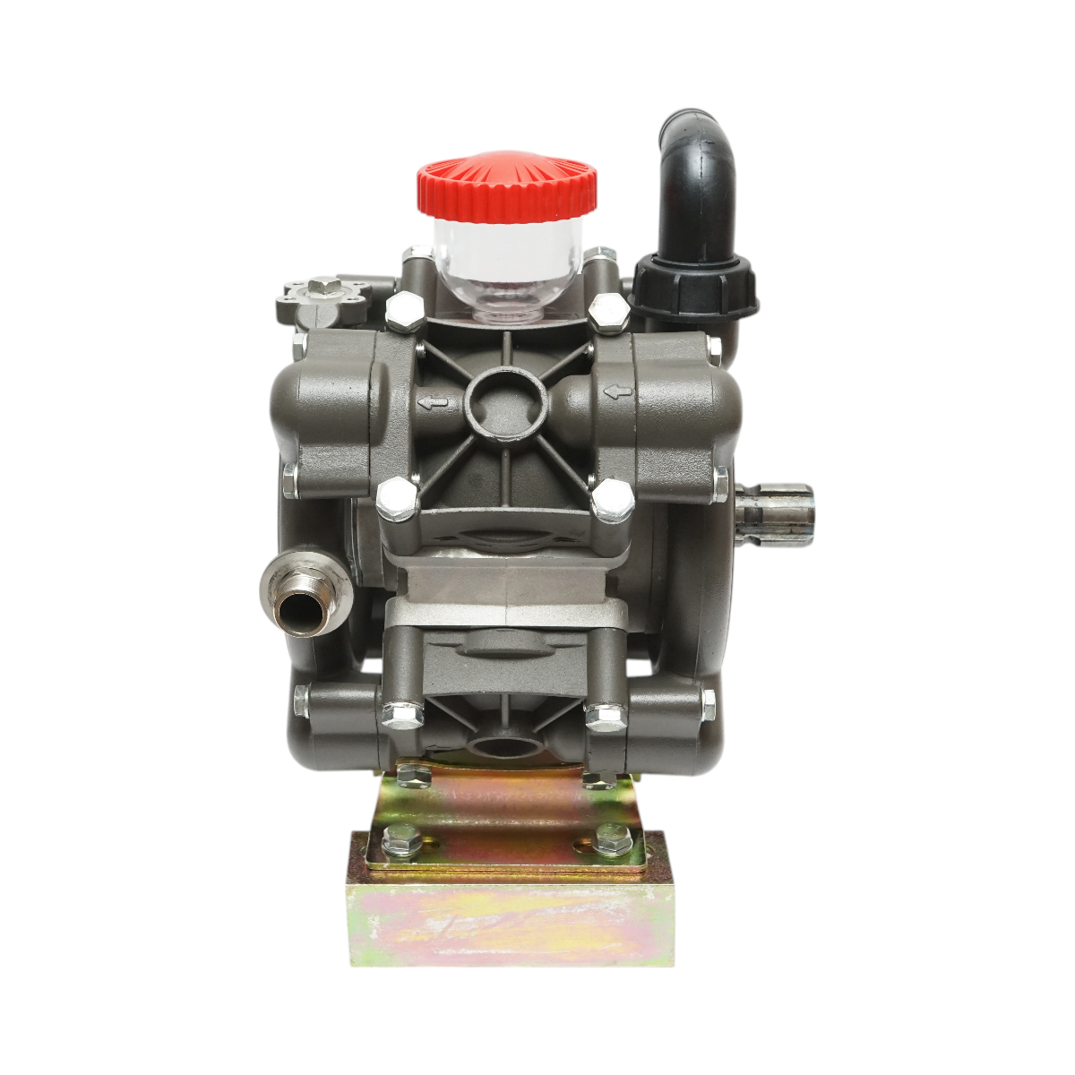 Pompa diafragmatica cu 4 membrane Z=6/8,4mm debit 120 L/min 25 bar pentru erbicidator (compatibila model polonez) - imagine 5