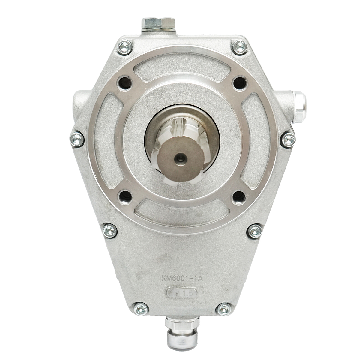Multiplicator de turatii din aluminiu KM6001 tata profil arbore standard tractoare Z=6 1 3/8 DIN 9611 - imagine 2