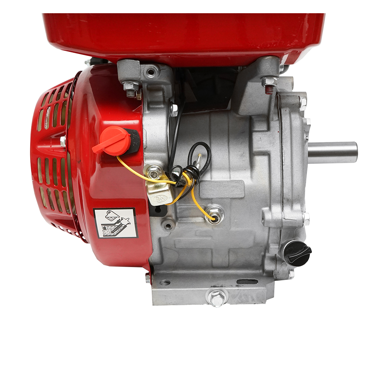 Motor pe benzina 9CP, 4 timpi, ax cu pana 25mm pornire sfoara Breckner Germany - imagine 9