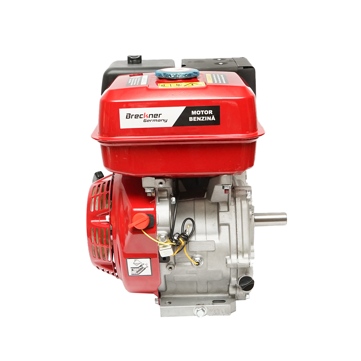 Motor pe benzina 9CP, 4 timpi, ax cu pana 25mm pornire sfoara Breckner Germany - imagine 2