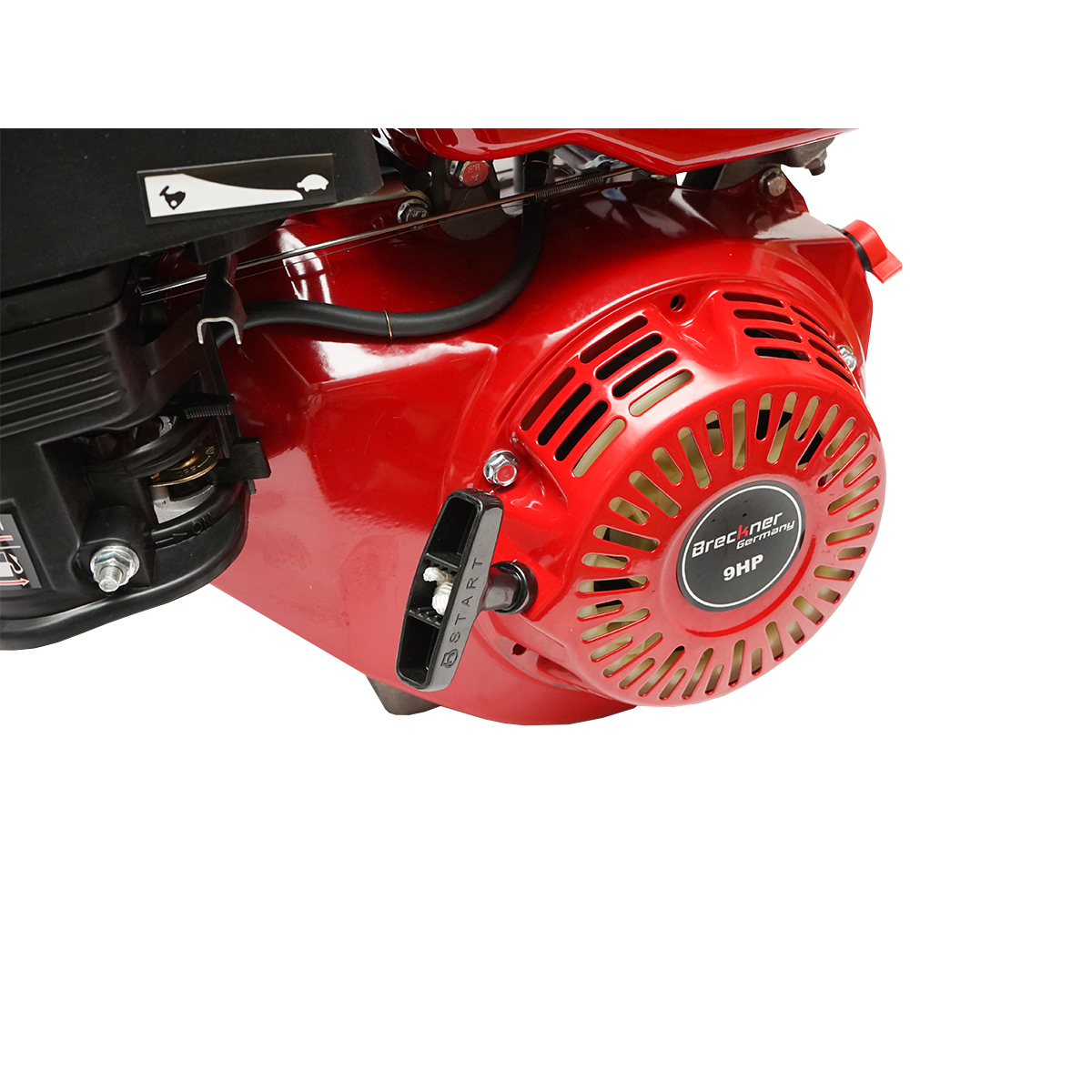 Motor pe benzina 9CP, 4 timpi, ax cu pana 25mm pornire sfoara Breckner Germany - imagine 10