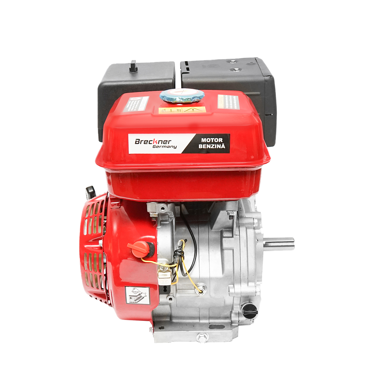 Motor pe benzina 13CP, 4 timpi, ax cu pana 25mm pornire sfoara Breckner Germany - imagine 2