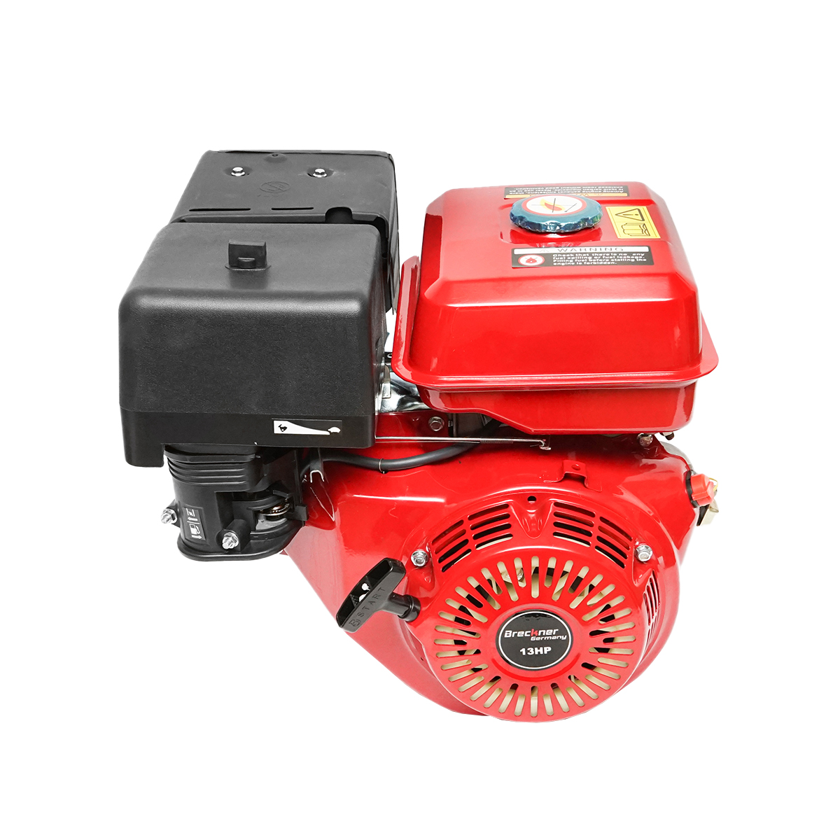 Motor pe benzina 13CP, 4 timpi, ax cu pana 25mm pornire sfoara Breckner Germany - imagine 4