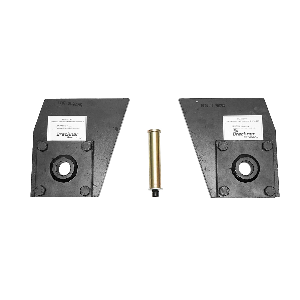 Kit complet instalatie basculare cilindru, suport metalic si pompa 7T Breckner Germany - imagine 6