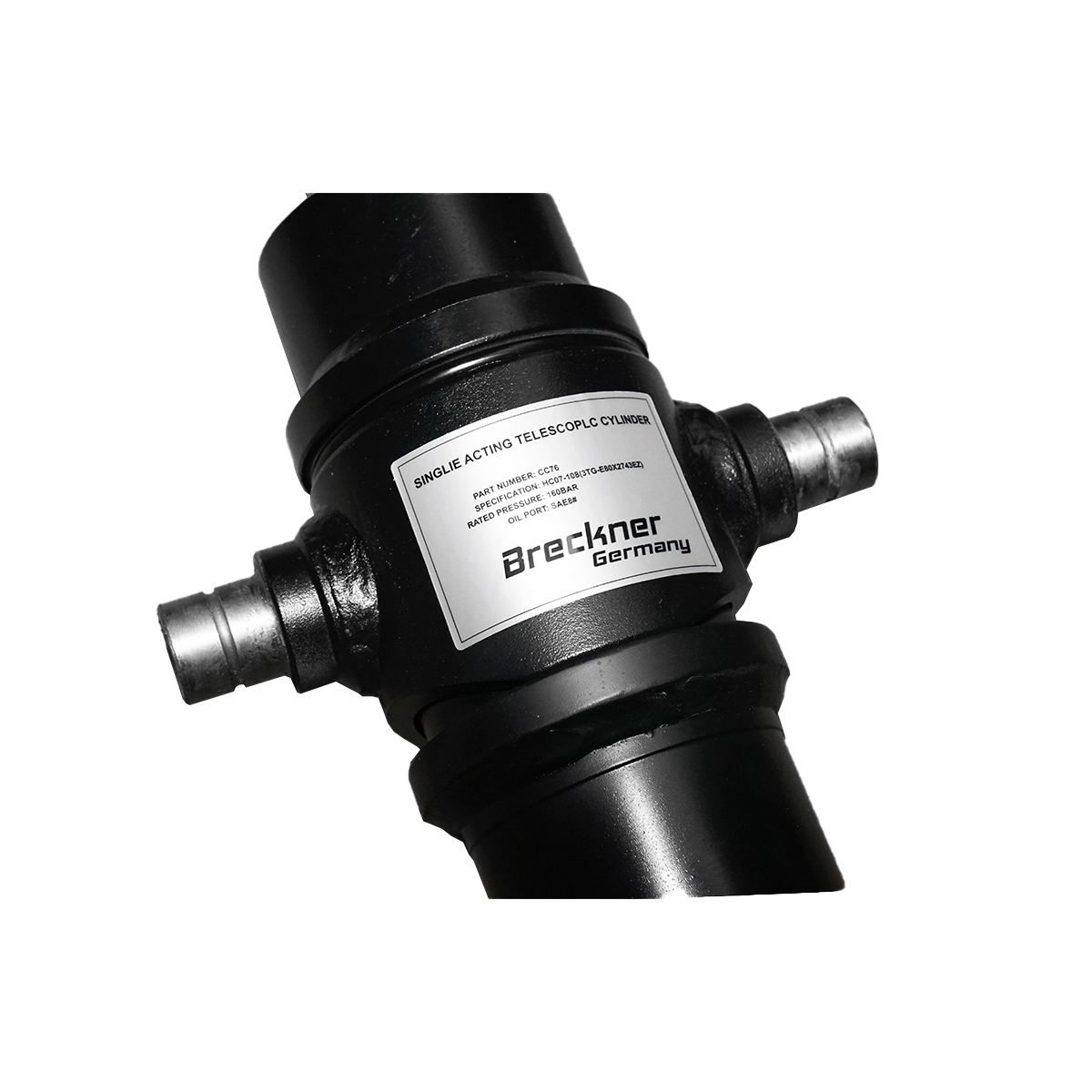 Kit complet instalatie basculare cilindru, suport metalic si pompa 7T Breckner Germany - imagine 3