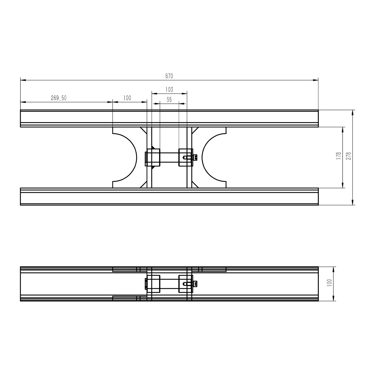Kit complet instalatie basculare cilindru, suport metalic si pompa 12T Breckner Germany - imagine 13