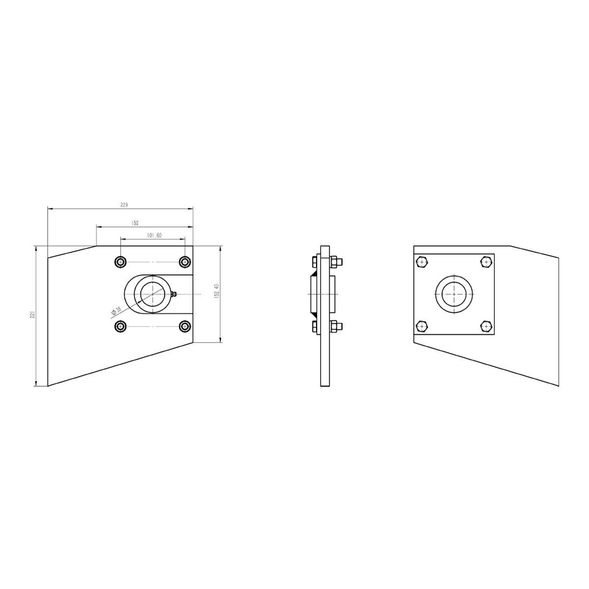 Kit complet instalatie basculare cilindru, suport metalic si pompa 12T Breckner Germany - imagine 14