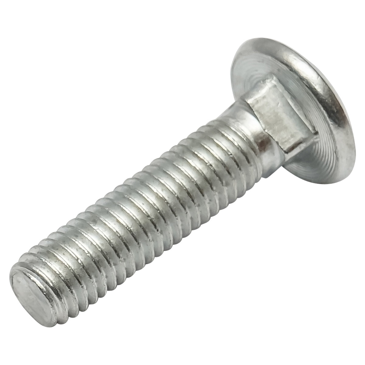 Set 50 buc surub zincat pentru plug DIN 603 M10x40mm - imagine 2