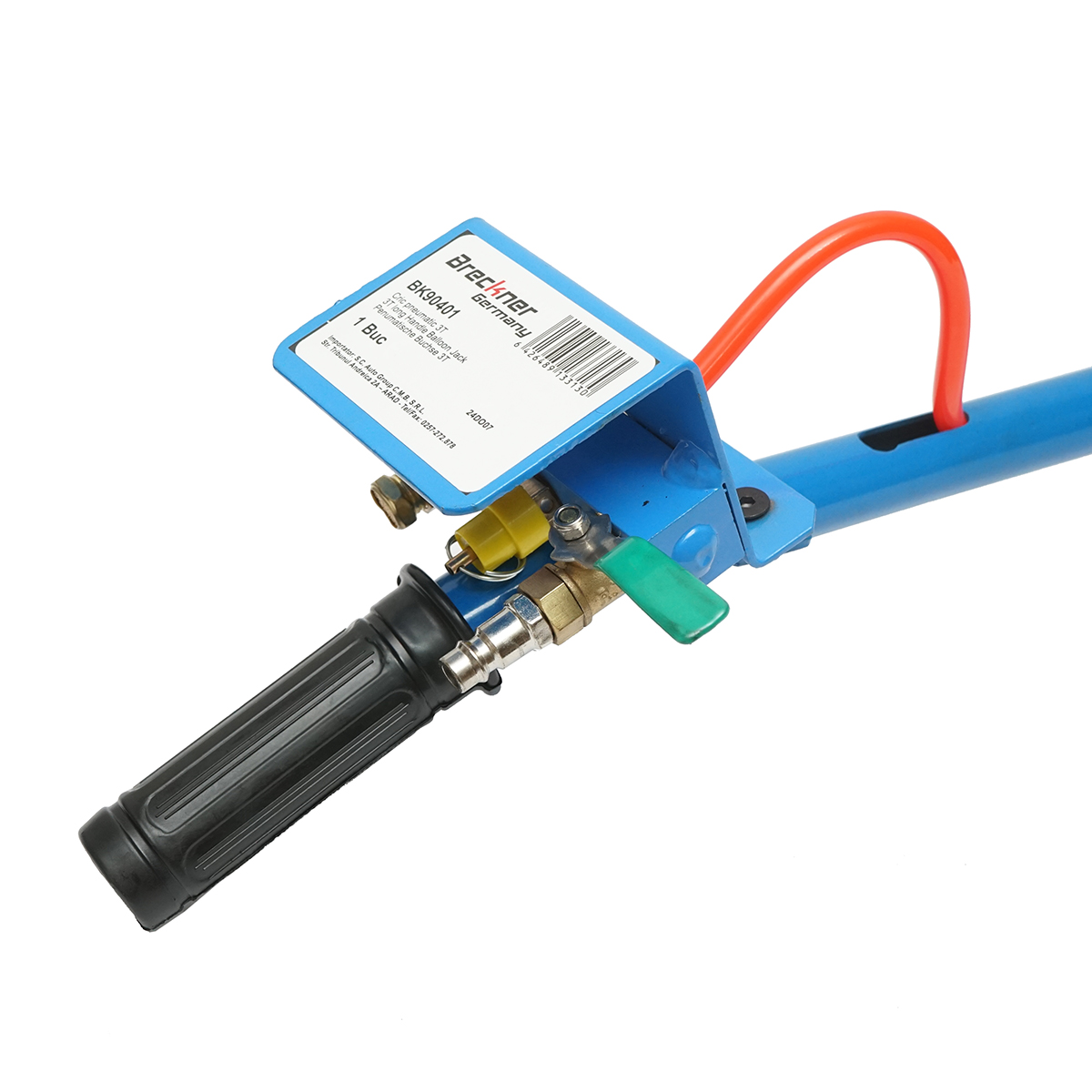 Cric pneumatic profesional cu maner lung 150-400mm 3T Breckner Germany - imagine 6