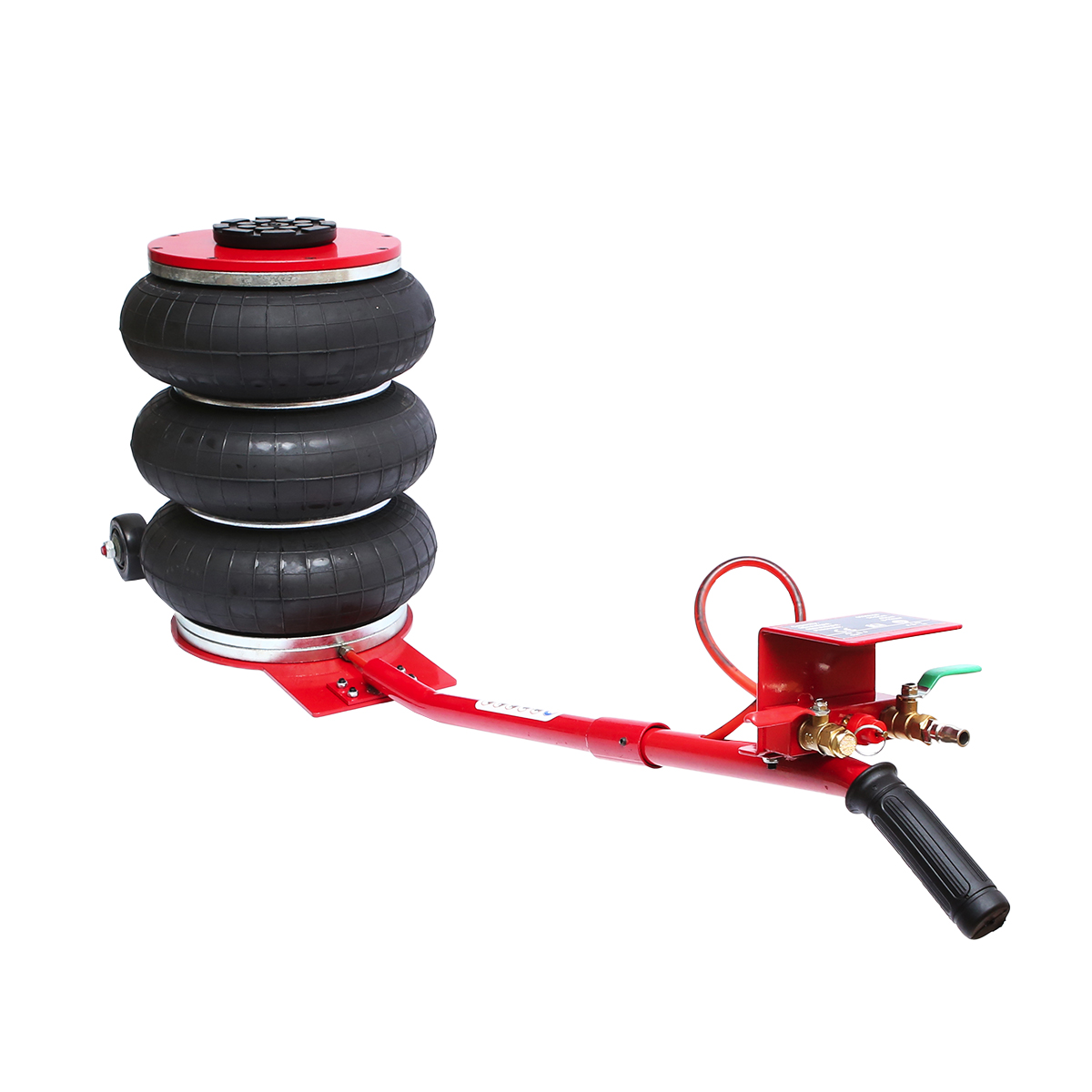 Cric pneumatic profesional 145-400mm cu perna de aer, presiune de lucru 8-12Bar. sarcina maxima 5T Breckner Germany - imagine 6