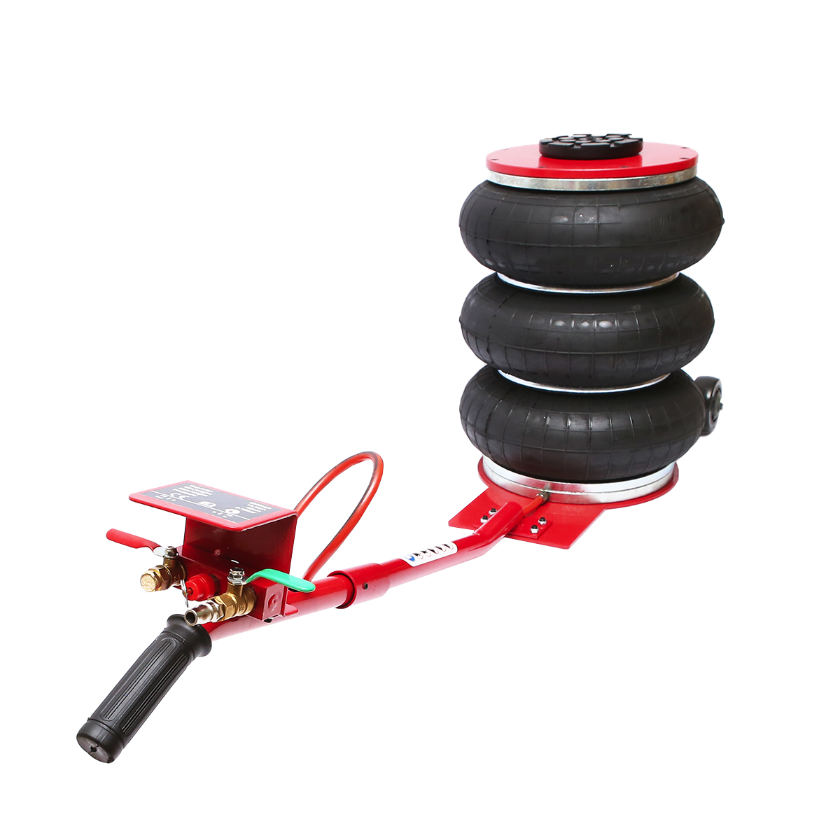 Cric pneumatic profesional 145-400mm cu perna de aer, presiune de lucru 8-12Bar. sarcina maxima 5T Breckner Germany - imagine 5