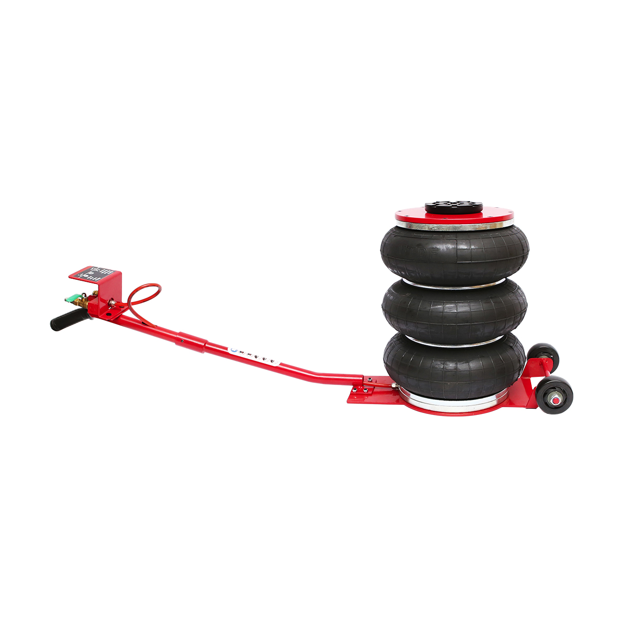 Cric pneumatic profesional 145-400mm cu perna de aer, presiune de lucru 8-12Bar. sarcina maxima 5T Breckner Germany - imagine 4