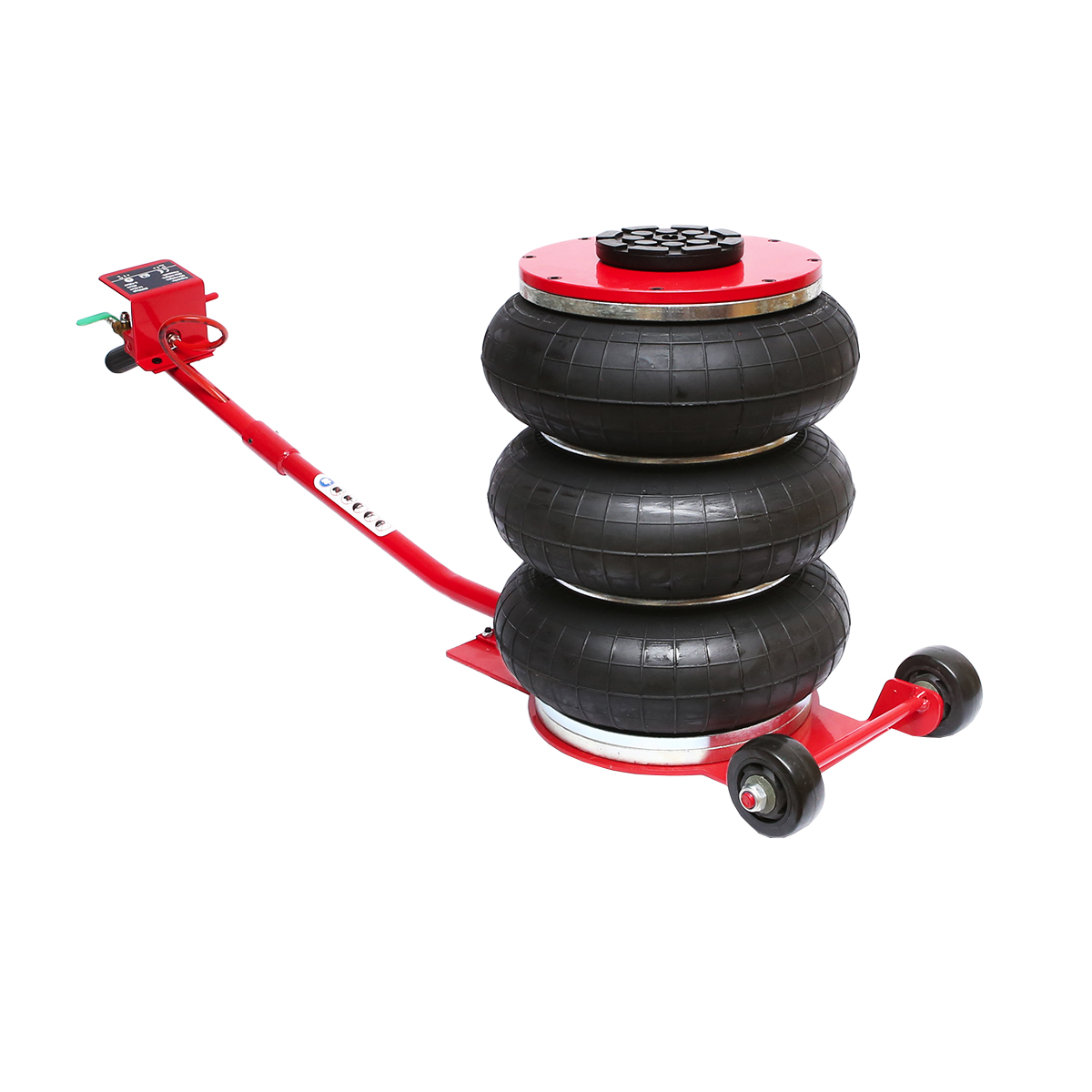 Cric pneumatic profesional 145-400mm cu perna de aer, presiune de lucru 8-12Bar. sarcina maxima 5T Breckner Germany - imagine 7