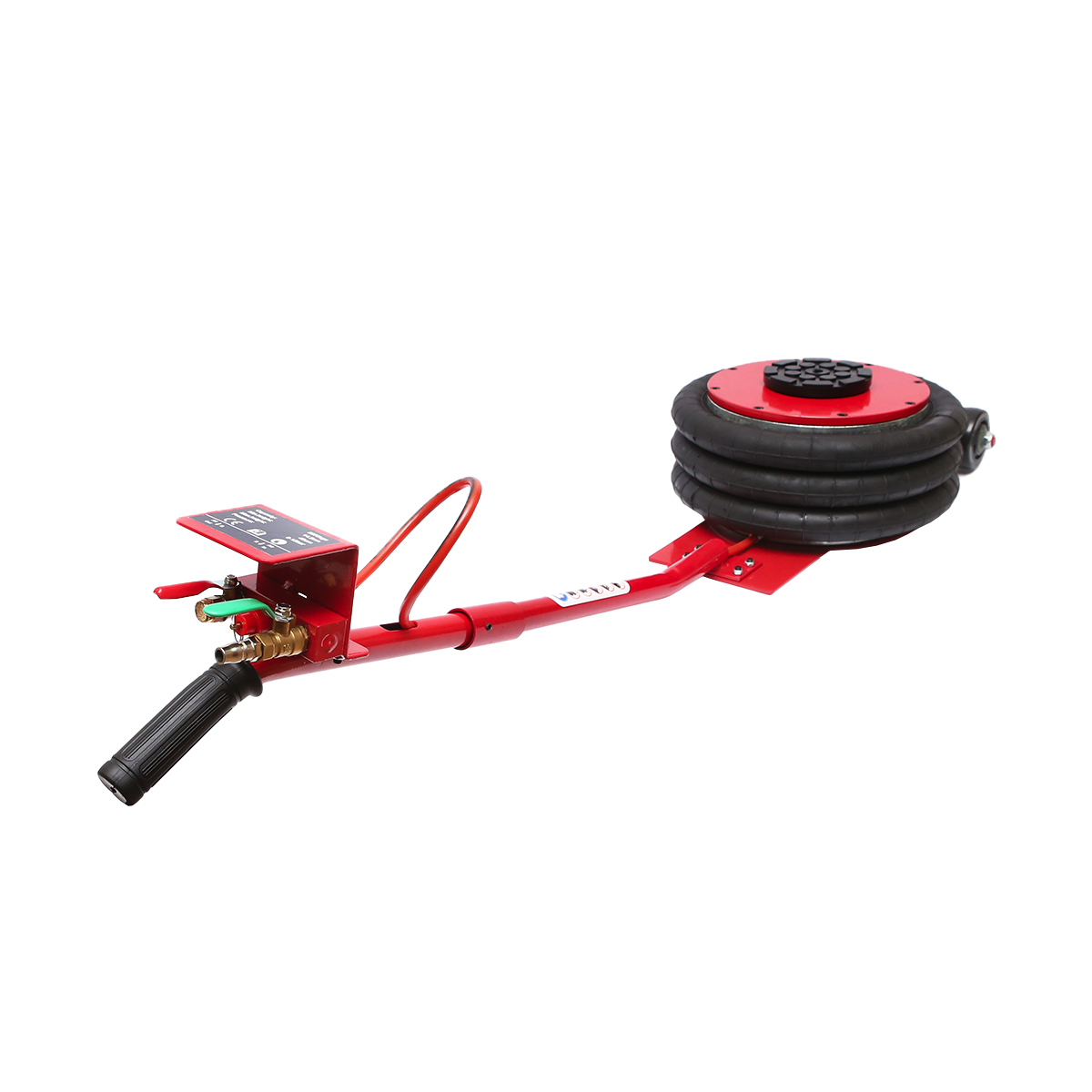 Cric pneumatic profesional 145-400mm cu perna de aer, presiune de lucru 8-12Bar. sarcina maxima 5T Breckner Germany - imagine 3