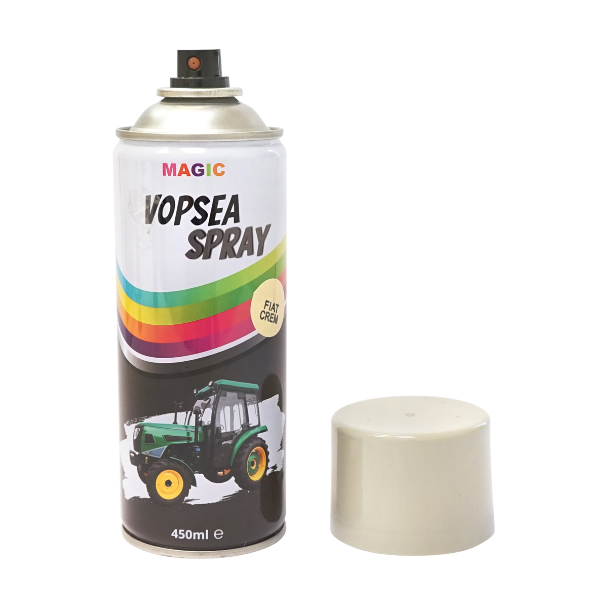 Spray vopsea auto crem tip Fiat profesionala cu uscare rapida 450ml MAGIC - imagine 2