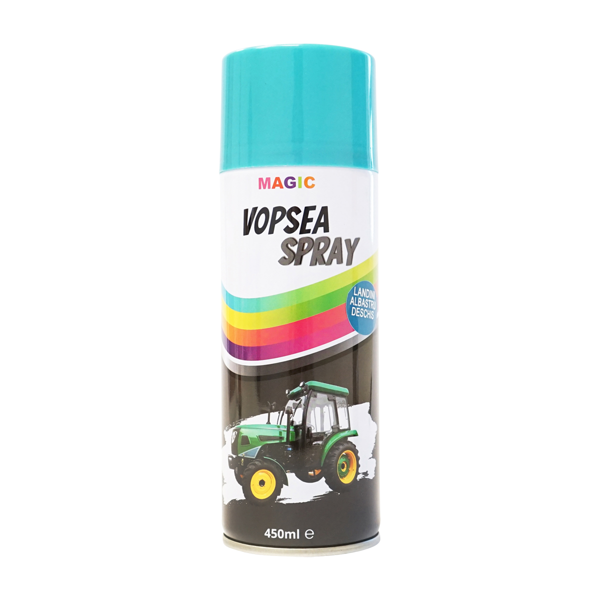 Spray vopsea auto Landini albastru deschis 5121 Bleu Egipt 450ml MAGIC