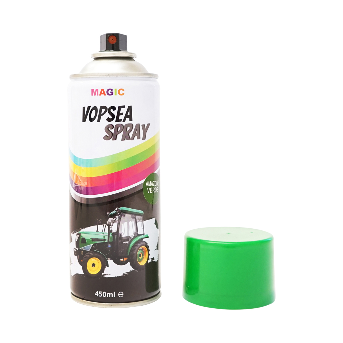 Spray vopsea auto verde tip Amazone profesionala cu uscare rapida 450ml MAGIC - imagine 2