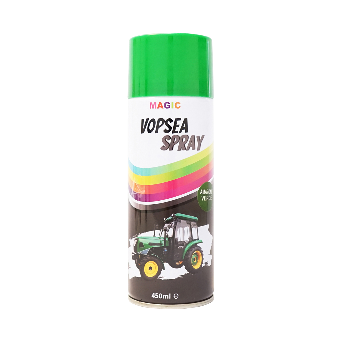 Spray vopsea auto verde tip Amazone profesionala cu uscare rapida 450ml MAGIC